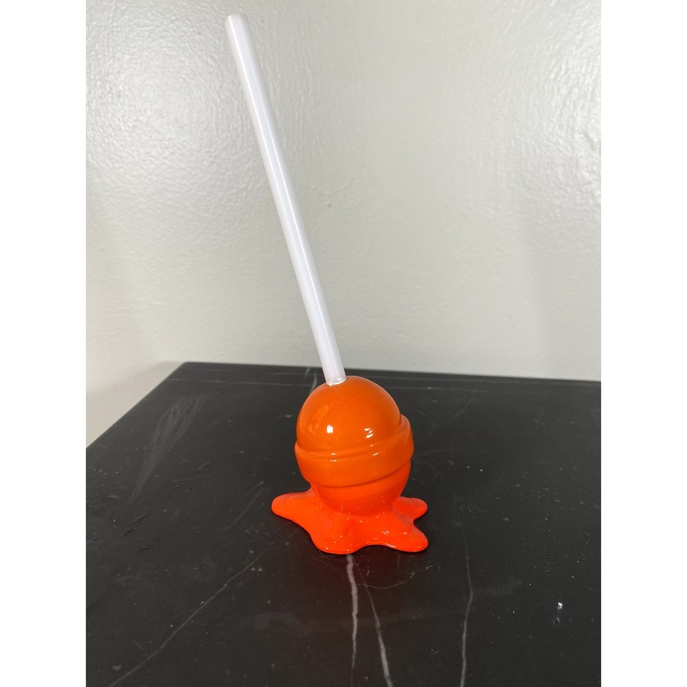 Bright Orange Lollipop by Elena‎ Bulatova "Sweet life" Small art 2019